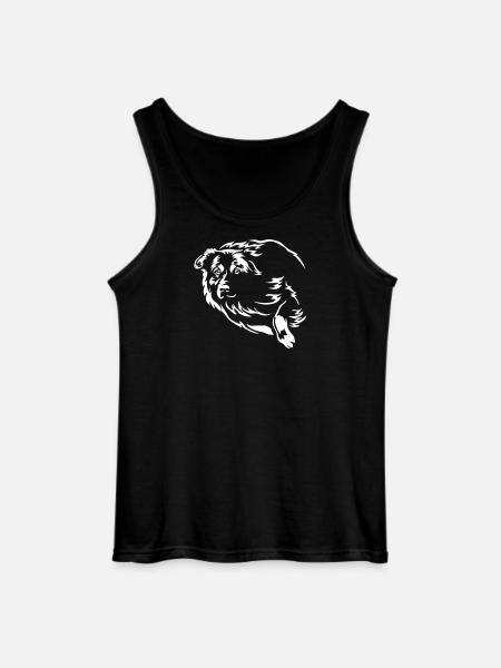Australian Shepherd "Black Edition" - Gildan Men’s Tank Top - black
