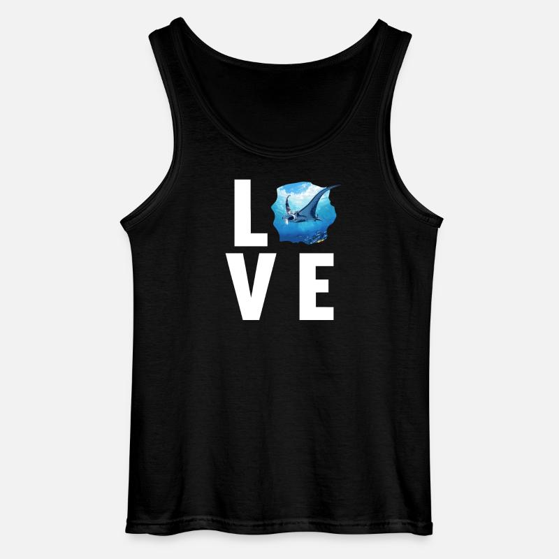 Rays Manta Rays - Gildan Men’s Tank Top - black