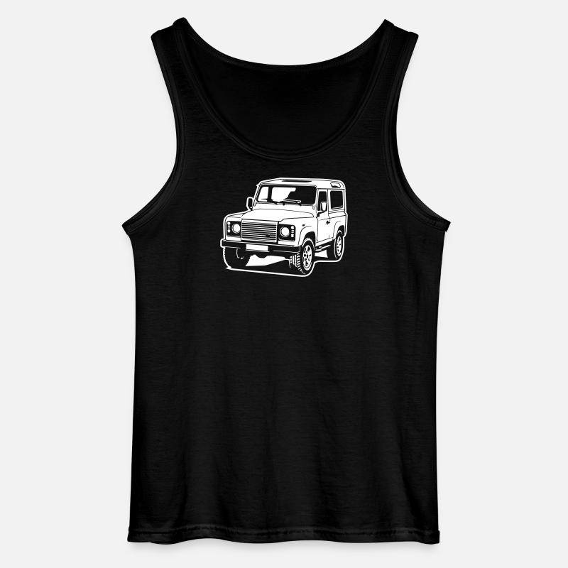 Defender (Differenzbild) - Gildan Männer Tank Top - Schwarz