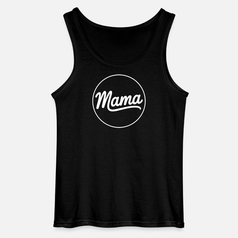 Mama Circle Emblem - Gildan Männer Tank Top - Schwarz