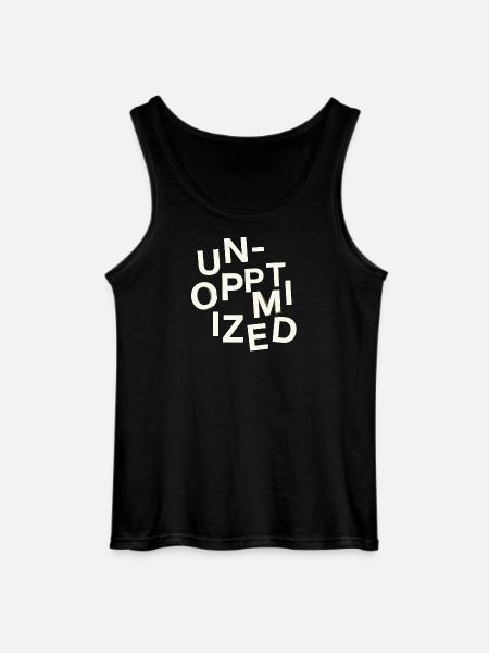 Unoptimized Original - Gildan Männer Tank Top - Schwarz