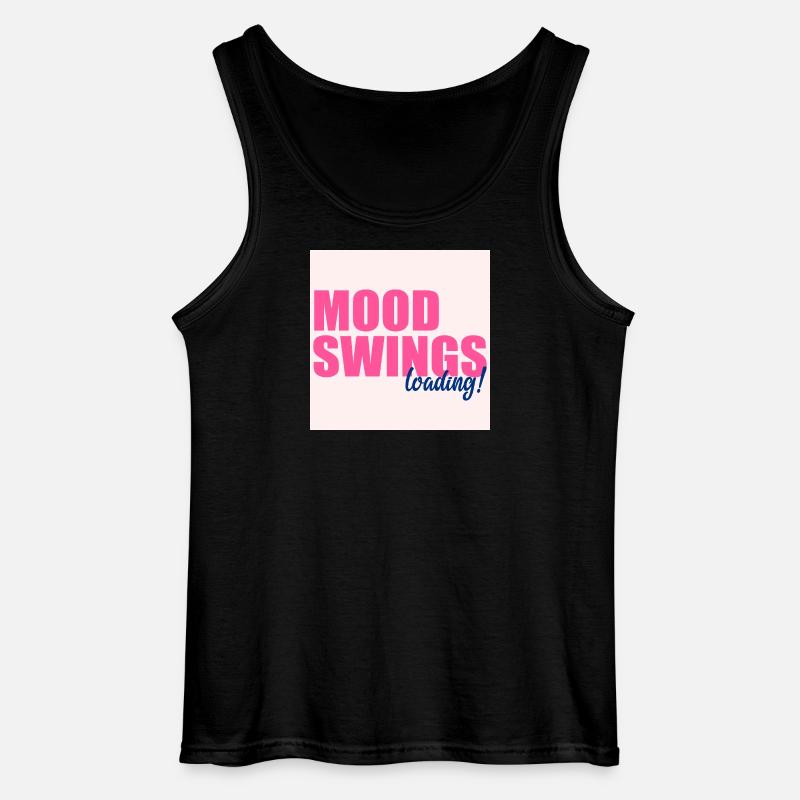 Mood Swings Loading - Gildan Men’s Tank Top - black
