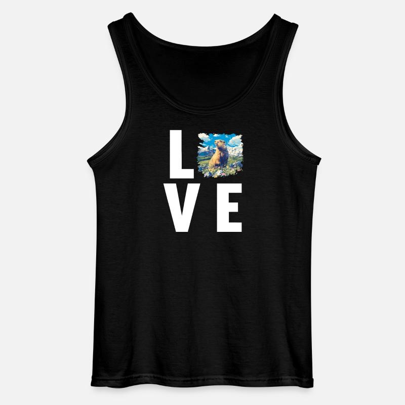 Murmeltiere Murmeltier - Gildan Männer Tank Top - Schwarz