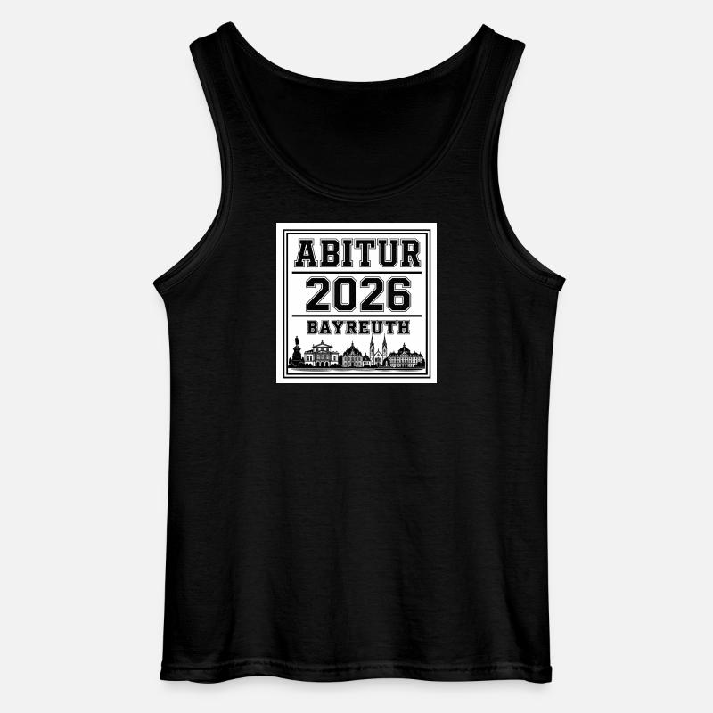 Abitur-2026-Bayreuth - Gildan Männer Tank Top - Schwarz
