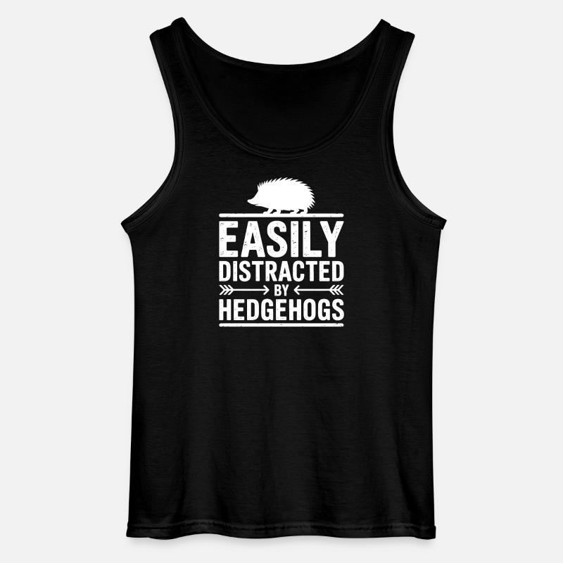 Igel Sprüche Igel Lustiges Igel Geschenk - Gildan Männer Tank Top - Schwarz