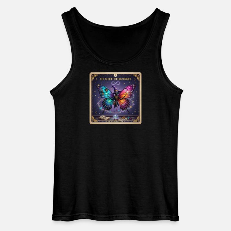Der Schmetterlingsmagier - Gildan Männer Tank Top - Schwarz