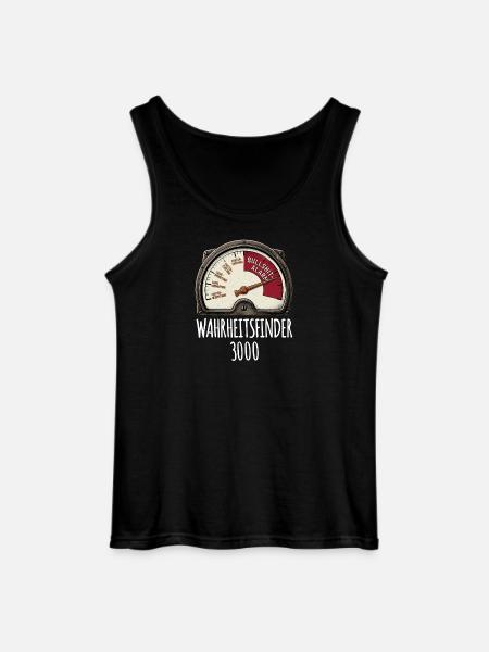Wahrheit Finder Tacho - Gildan Männer Tank Top - Schwarz