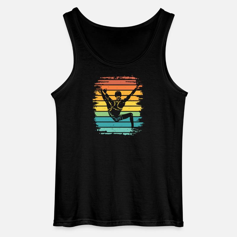 Boulderer Boulder Bouldern - Gildan Männer Tank Top - Schwarz