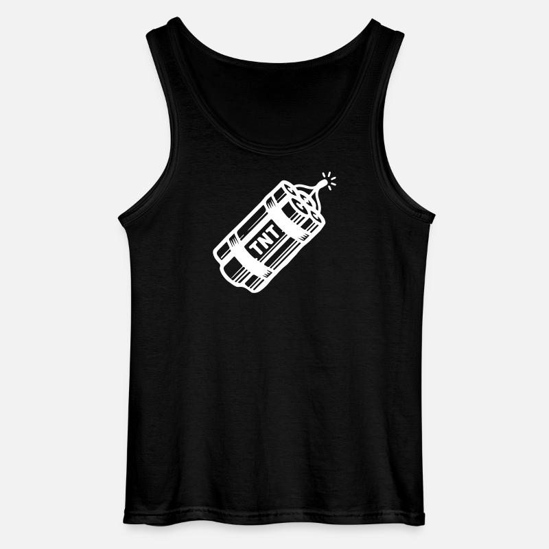 Dynamite Tnt - Gildan Men’s Tank Top - black
