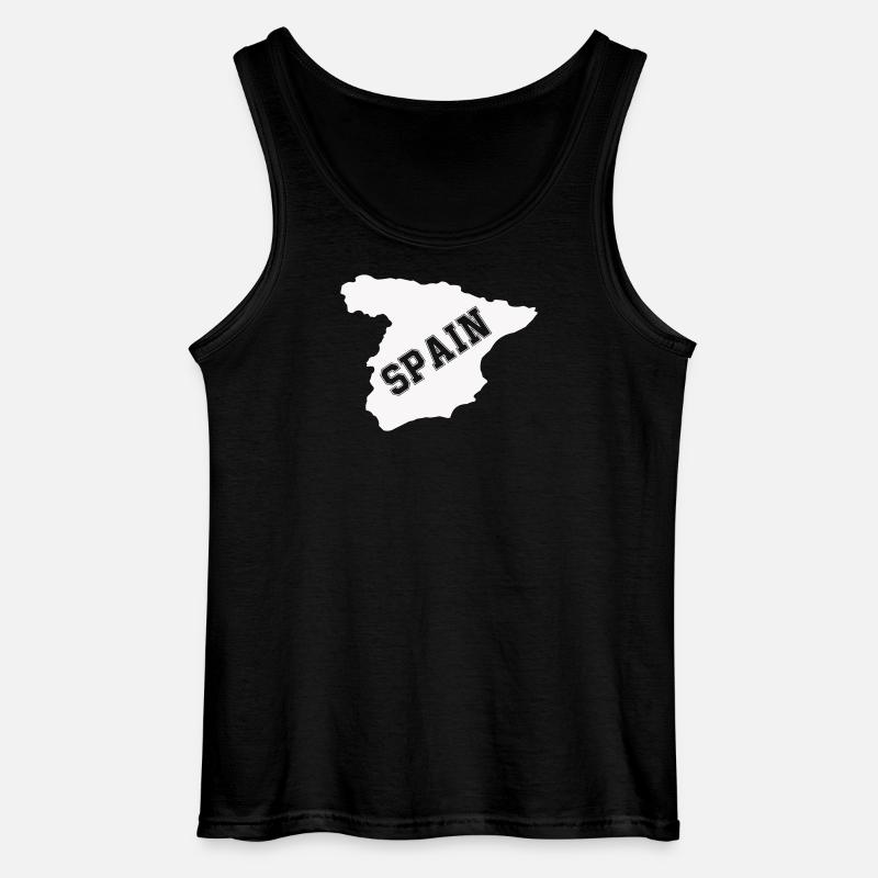 spanien spain - Gildan Männer Tank Top - Schwarz