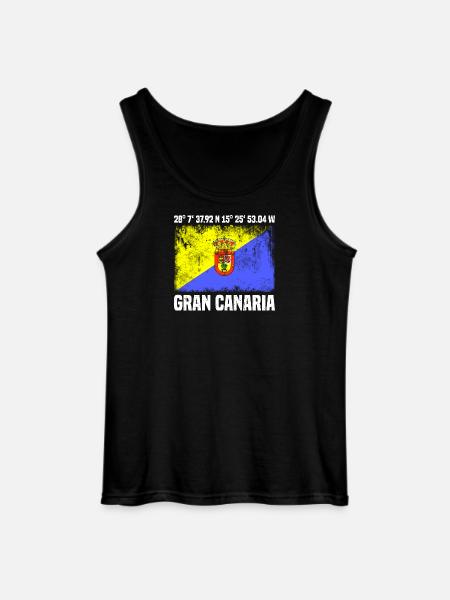 Inseltrip Gran Canaria - Gildan Männer Tank Top - Schwarz