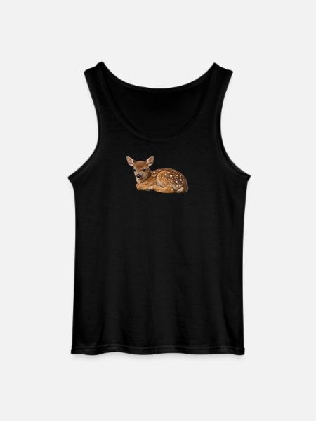 Starspots Fawn - Gildan Men’s Tank Top - black