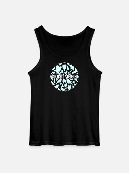 Vogelsilhouetten Vogelstimmen - Gildan Männer Tank Top - Schwarz