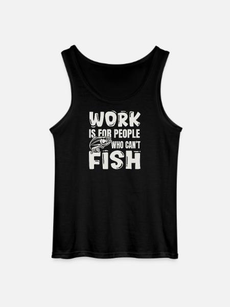 Angelhumor – Geschenk eines Fischerkollegen - Gildan Männer Tank Top - Schwarz