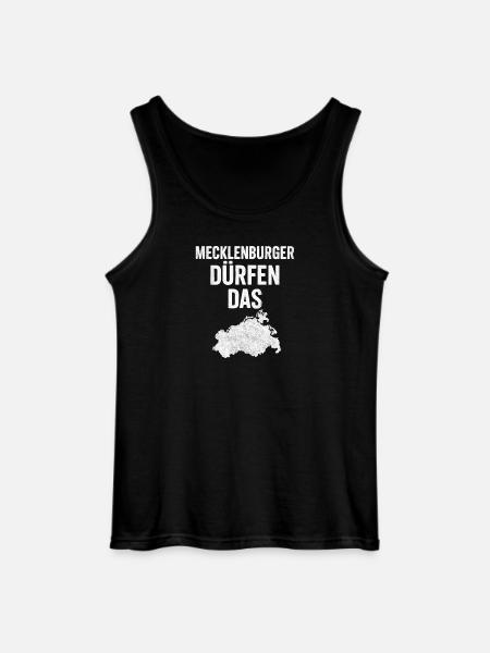 Mecklenburg Dürfen Das - Gildan Männer Tank Top - Schwarz