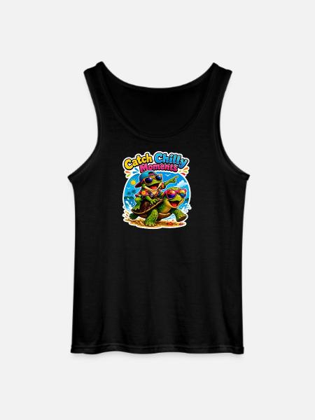 Urlaubs Vibes - Gildan Männer Tank Top - Schwarz