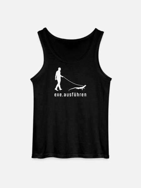 Exe Ausführen Informatiker - Gildan Männer Tank Top - Schwarz