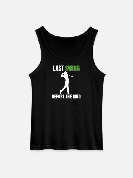 Golf-Junggesellenabschied - Gildan Männer Tank Top - Schwarz