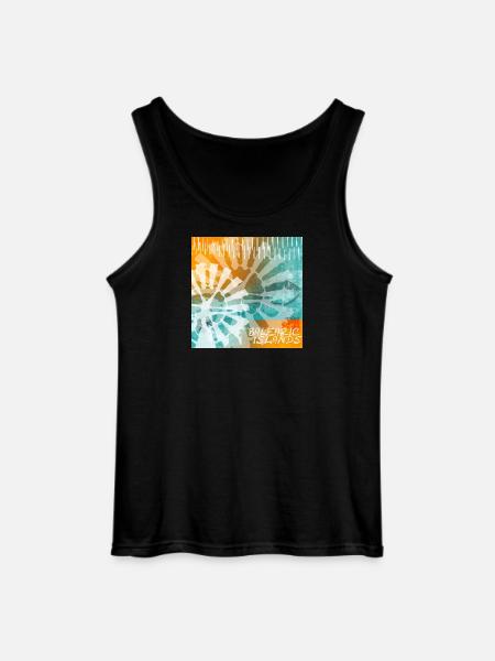 Balearic Islands Tie-Dye - Gildan Men’s Tank Top - black