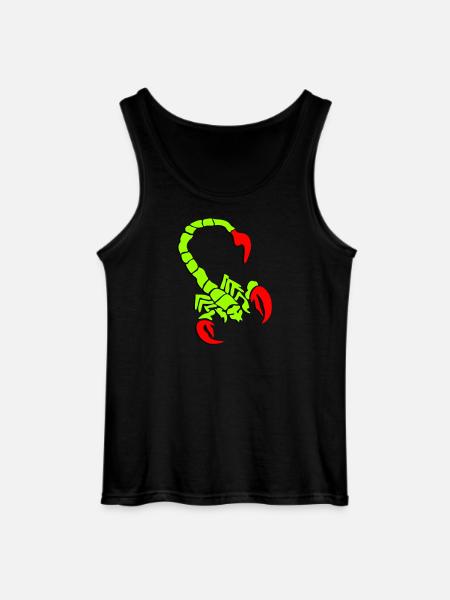 skorpion_01_3d_rot_2 - Gildan Men’s Tank Top - black