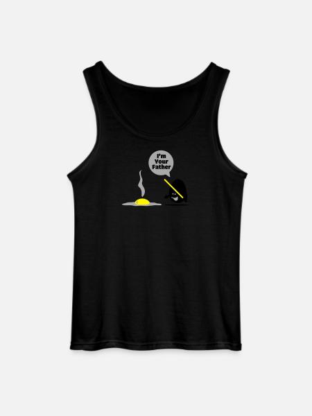 egg vader - Gildan Men’s Tank Top - black