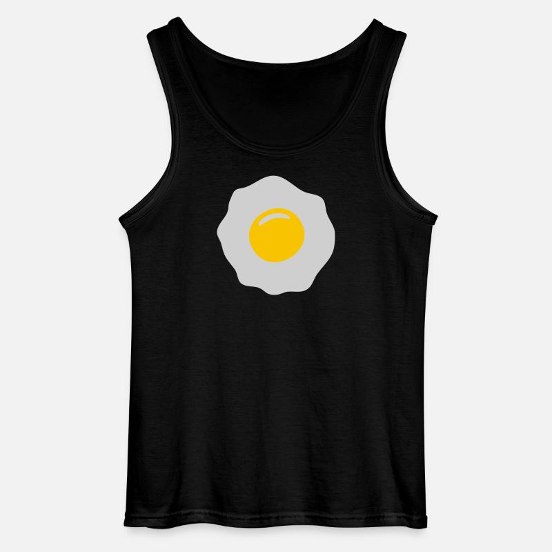 egg ei spiegelei - Gildan Männer Tank Top - Schwarz