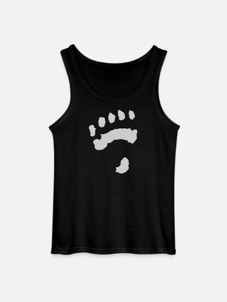 Eisbärtatze - Gildan Männer Tank Top - Schwarz