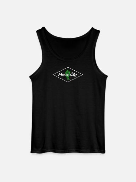 Cactus Skyline à Mexico - Débardeur Gildan Homme - noir