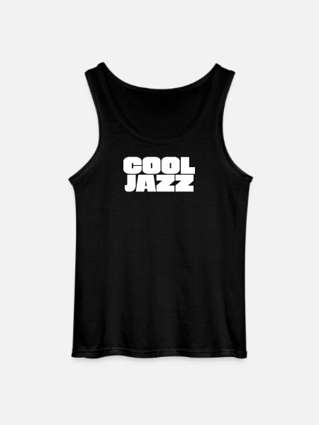 Cool Jazz  - Gildan Men’s Tank Top - black