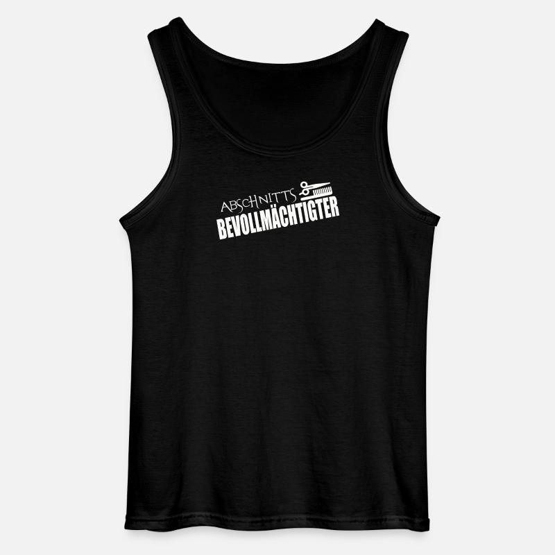 ABSCHNITTSBEVOLLMÄCHTIGTER - Gildan Männer Tank Top - Schwarz