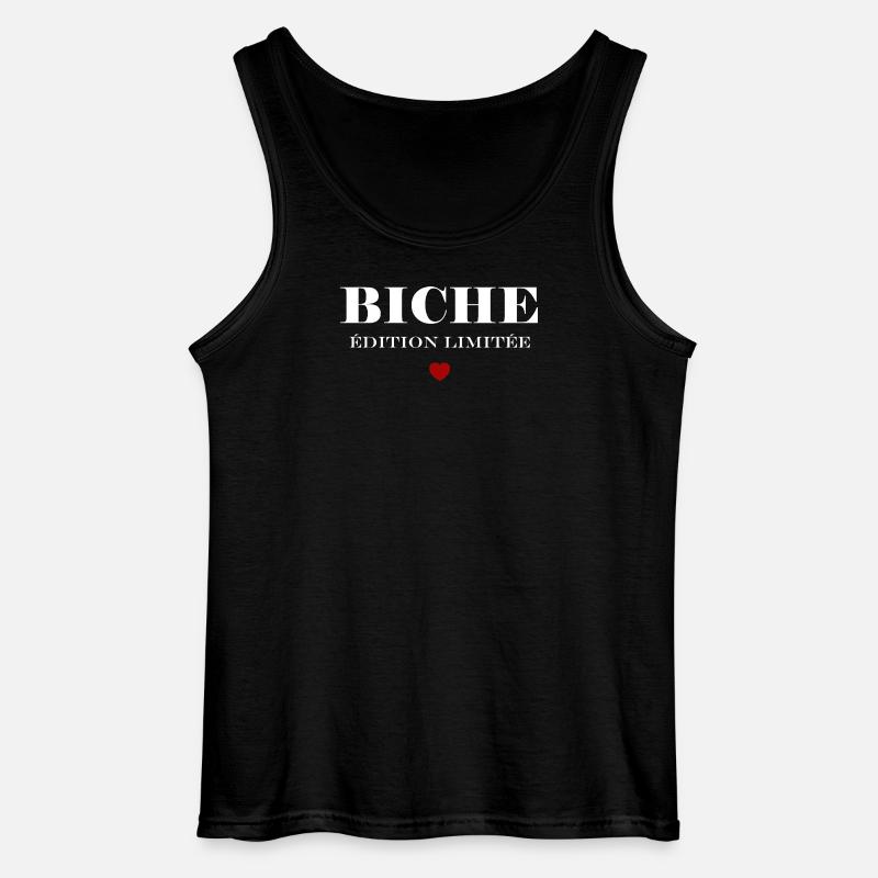 Hirschkuh - Gildan Männer Tank Top - Schwarz