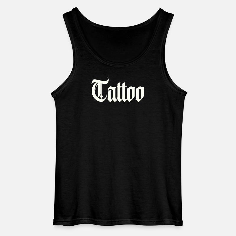 tattoo - Gildan Männer Tank Top - Schwarz