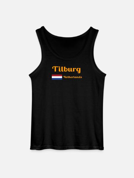 Tilburg, Netherlands- Stylish prints - Gildan Men’s Tank Top - black