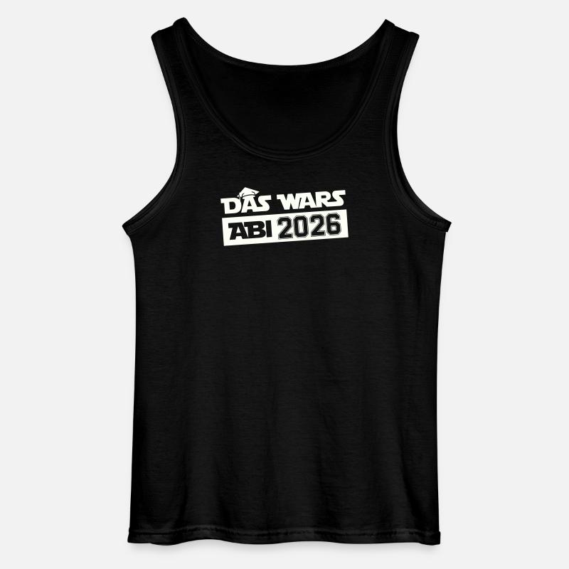 DAS WARS Abi 2026 - Gildan Männer Tank Top - Schwarz