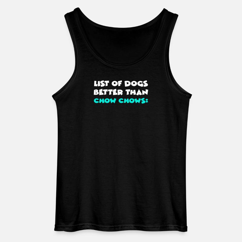 Chow Chow - Gildan Männer Tank Top - Schwarz
