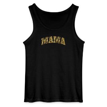 Mama Jagd Camo Outdoor Abenteuer Leben - Gildan Männer Tank Top - Schwarz - Vorne - AI Model Male 185 dark (185cm)