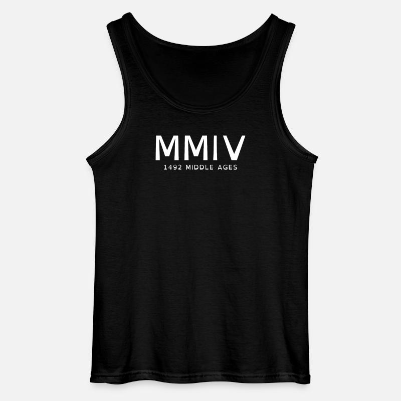 2004_LINE_white - Gildan Männer Tank Top - Schwarz