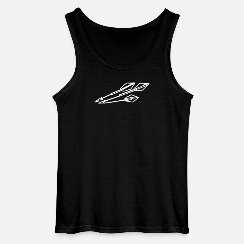 Pfeil und Bogen - Gildan Männer Tank Top - Schwarz