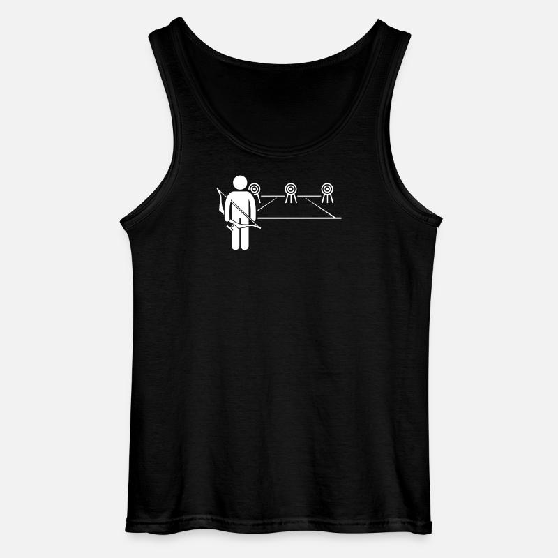 Bogenschießen - Gildan Männer Tank Top - Schwarz