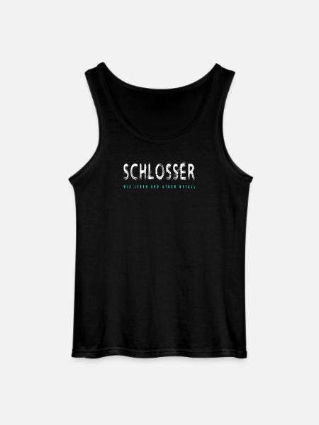 Schlosser Handwerker Design - Gildan Männer Tank Top - Schwarz