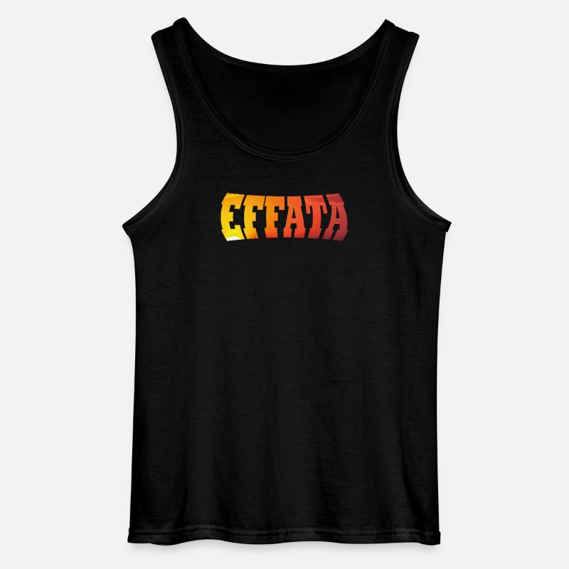EFFATA - Gildan Men’s Tank Top - black