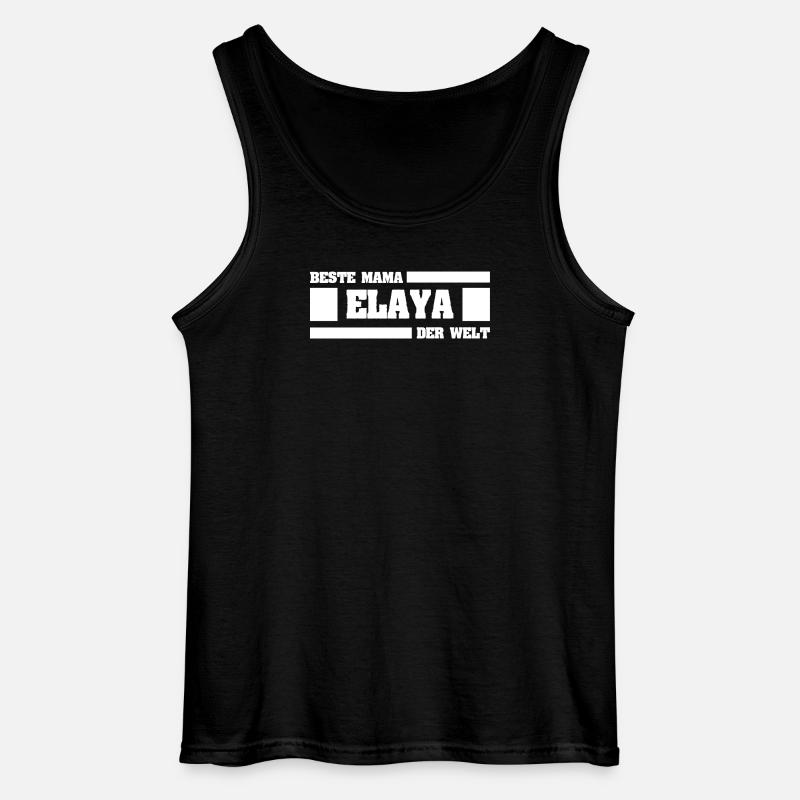 Mutter Elaya - Gildan Männer Tank Top - Schwarz