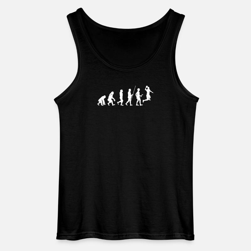 Techno Evolution Silhouettes - Débardeur Gildan Homme - noir