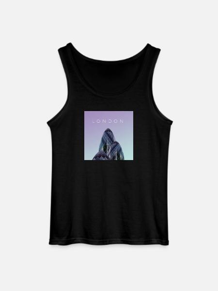 London poster - Gildan Men’s Tank Top - black