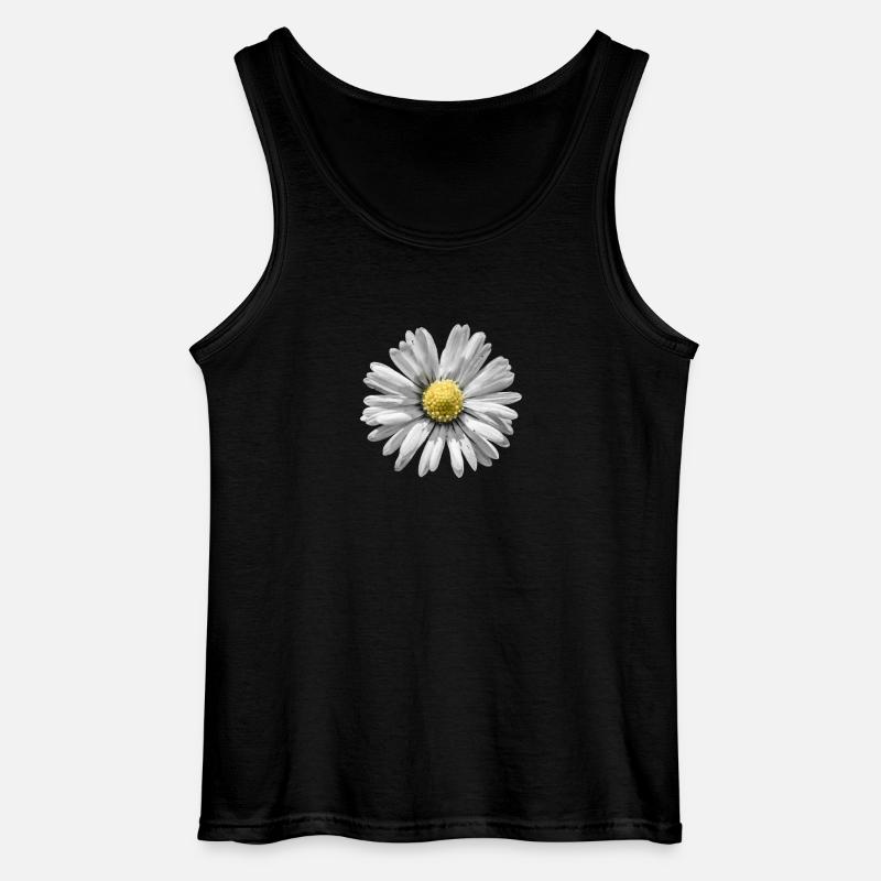Gänseblümchen - Gildan Männer Tank Top - Schwarz