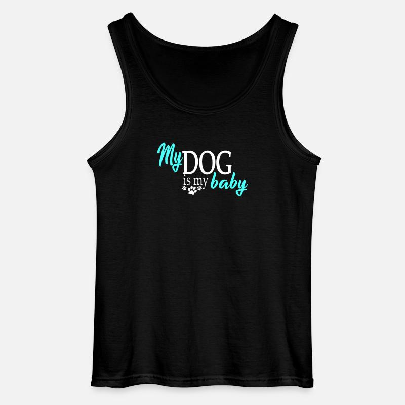 Hund Hunde - Gildan Männer Tank Top - Schwarz