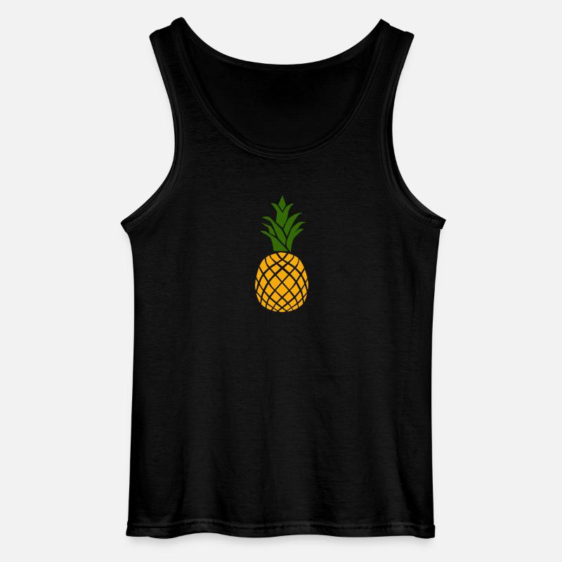 ananas - Gildan tanktop til mænd - sort