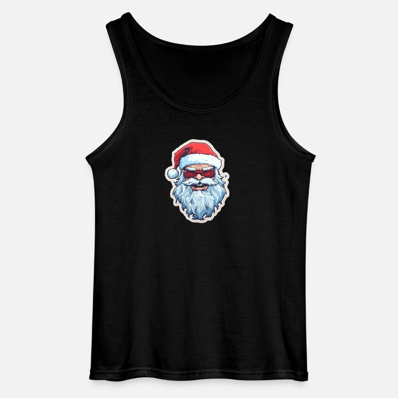 Weihnachtsmann - Illustration - Gildan Männer Tank Top - Schwarz