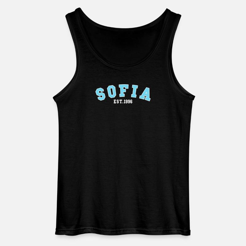 Sofia gegründet 1996 - Gildan Männer Tank Top - Schwarz