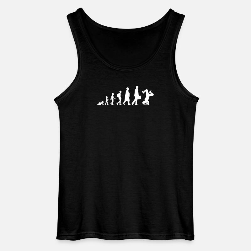 Breakdance Evolution - Gildan Männer Tank Top - Schwarz